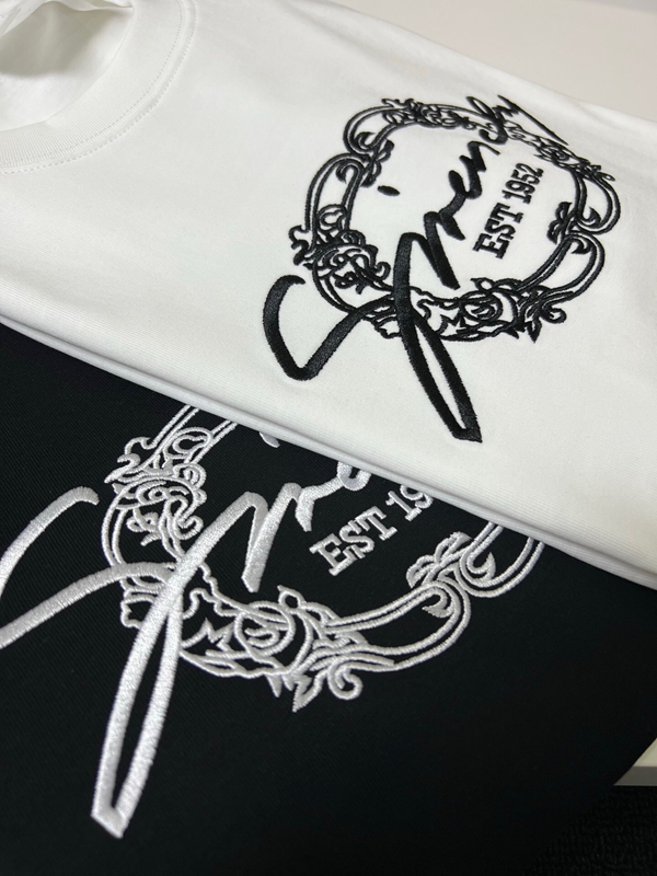 ブランドTシャツ角部分ディテール